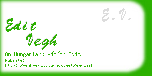 edit vegh business card